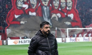 Gennaro Gattuso is under pressure at Milan.