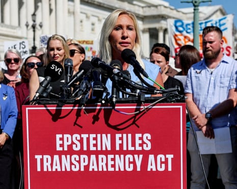 Marjorie Taylor Greene to resign from Congress in January amid fallout with Trump | Marjorie Taylor Greene | The Guardian