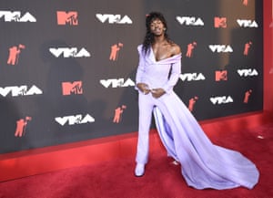 Lil Nas X arrives at the MTV Video Music Awards