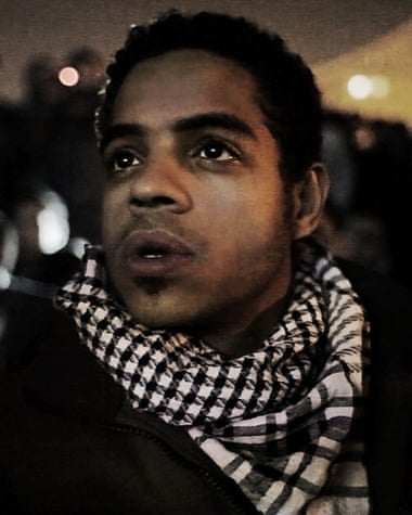 Egyptian cinematographer Ahmed Hassan in the 2013 documentary The Square.