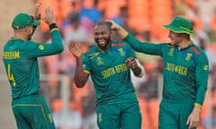 South Africa beat Afghanistan by 5 wickets.