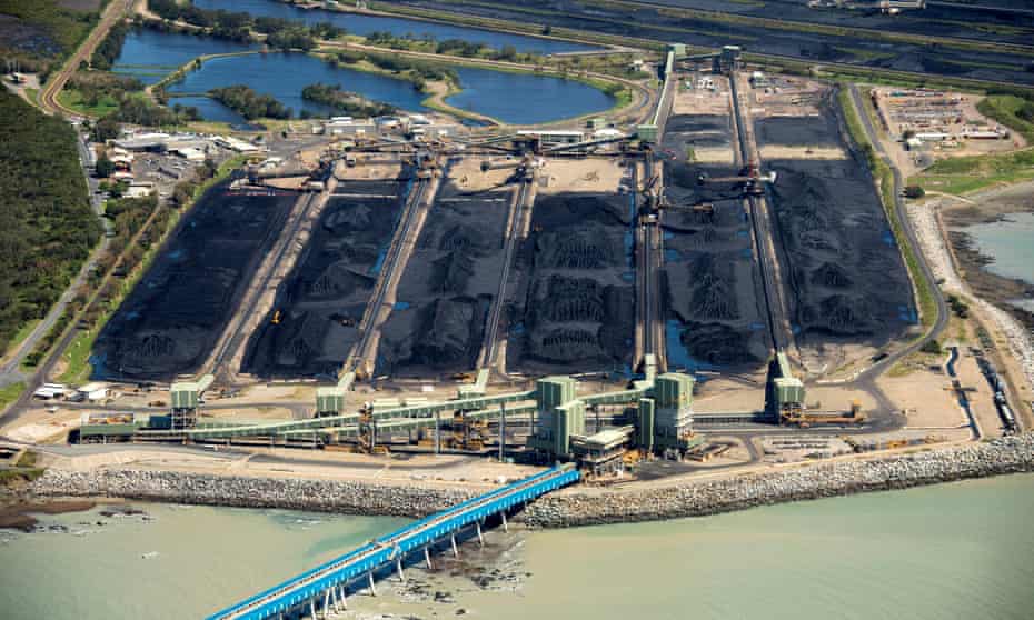 Coal at the Hay Point and Dalrymple Bay Coal Terminals in Queensland