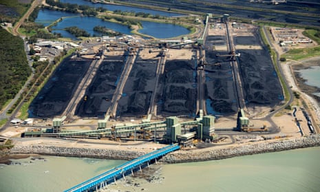 Coal at the Hay Point and Dalrymple Bay Coal Terminals in Queensland