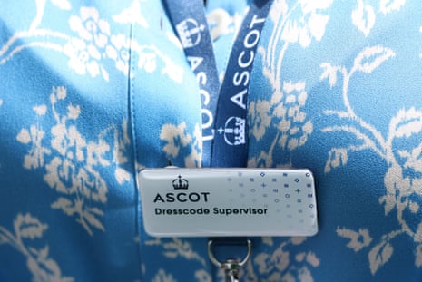 An Ascot staff member's badge.