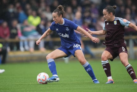 Aurora Galli on the ball in a friendly against Aston Villa in September