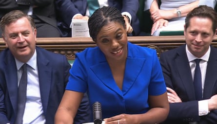 Kemi Badenoch at PMQs smiling