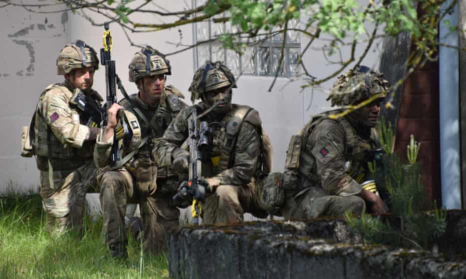 Soldiers from the Royal Tank Regiment