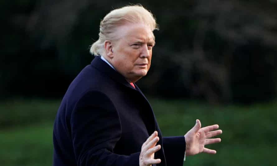 Trump cries fake news as image of dramatic orange tan line goes viral