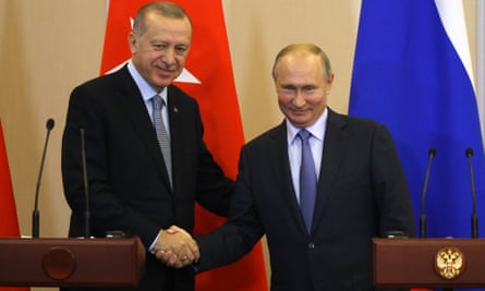 Vladimir Putin and Recep Tayyip Erdoğan spent more than six hours in talks in Sochi.