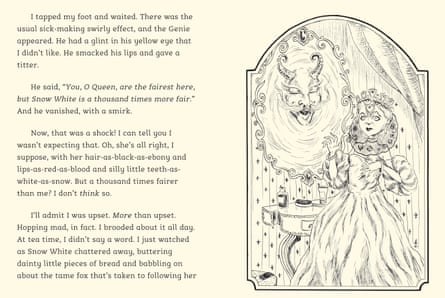 Pages from The Queen’s Tale by Kaye Umansky and illustrated by Alexandre Honoré