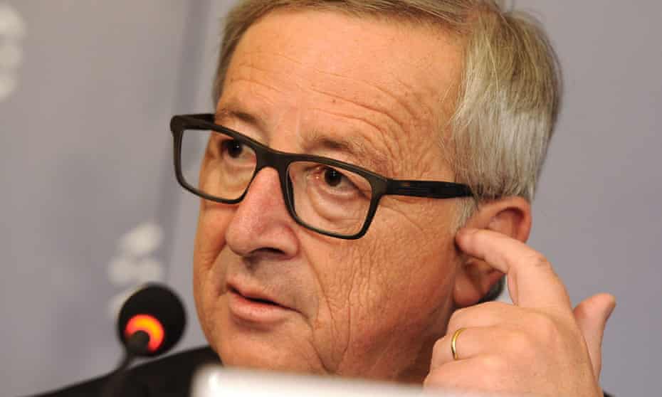 Time for him to go: European commission president, Jean-Claude Juncker.