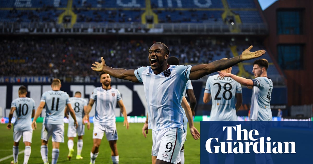 Michail Antonio and Declan Rice fire West Ham to victory at Dinamo Zagreb