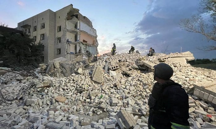 Russia-Ukraine war live news: 10 killed in strike on Donetsk apartment block; Zelenskiy dismisses ambassadors | Ukraine 2 A rescue operation is underway after a missile strike on an apartment building in Chasiv Yar that has killed at least 10 people. Handout via REUTERS.