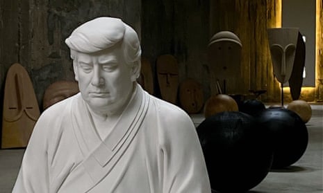 The Trump Buddha statue for sale on the Chinese e-commerce platform Taobao.