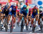 Tronchon wins Vuelta stage 10 in surprise bunch sprint; Mas keeps red jersey