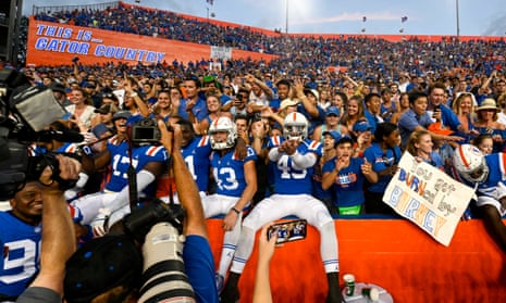 Teams such as the University of Florida Gators attract huge support in their home state
