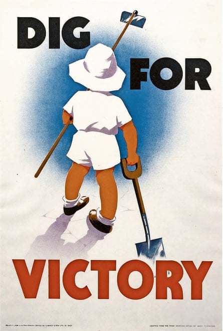 Imperial War Museum handout of a Dig for Victory poster by Mary Tunbridge.