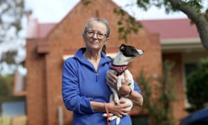 Wendy Morgan with her dog Snoopy