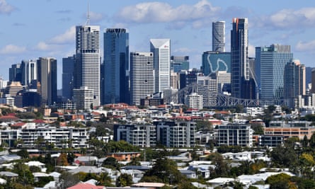 Houses and apartments in Brisbane in Queensland, a state where homelessness has soared.