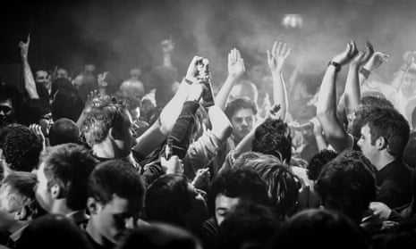 Crowd at Fabric nightclub, Farringdon, London.