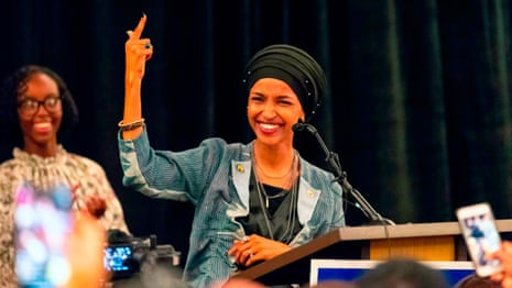 Ilhan Omar reacts to becoming the first Somali American in Congress – video 