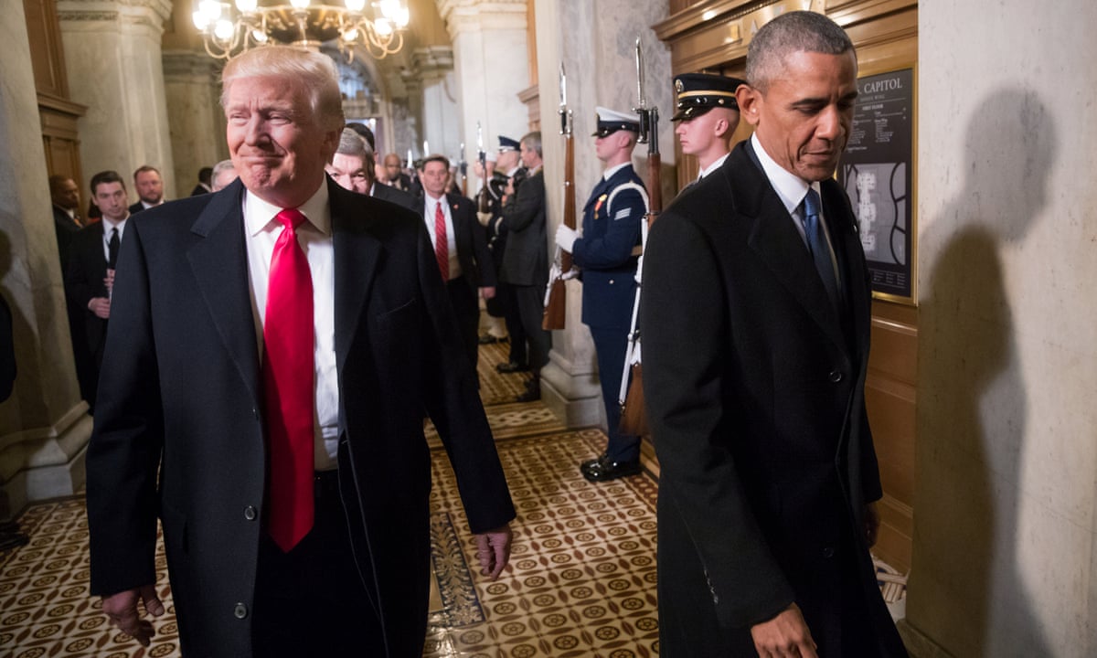 The anti-Obama: Trump's drive to destroy his predecessor's legacy | Donald Trump | The Guardian