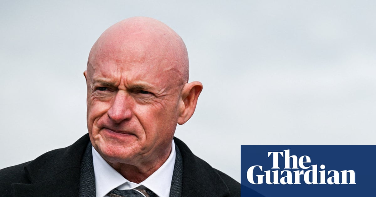 Mark Kelly outside the courthouse, explaining that yes, in America you’re still allowed to tell soldiers not to commit crimes — at least until Pete Hegseth finishes rewriting the manual.