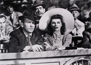 Spencer Tracy and Hepburn in Woman of the Year