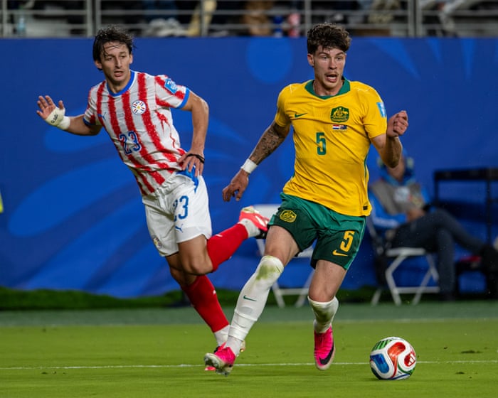 ‘There’s no ceiling’: electrifying Jordan Bos leaves Socceroo teammates in awe against Paraguay