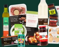 Assemblage of posh food products