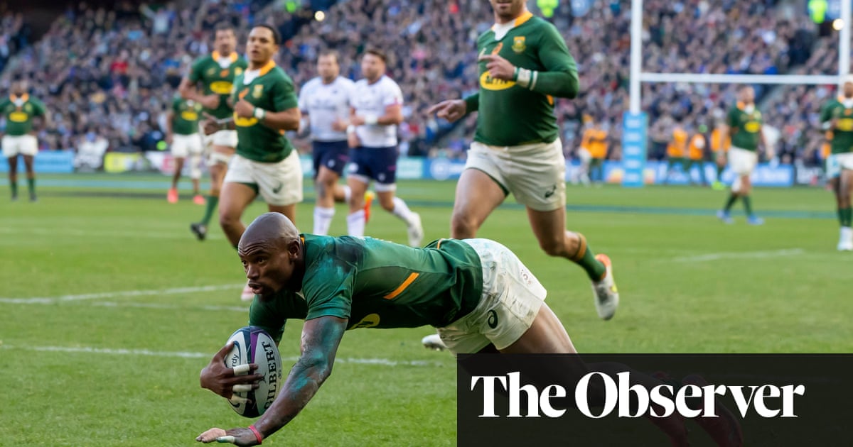 Mapimpi steals Hogg’s limelight as South Africa crush Scotland