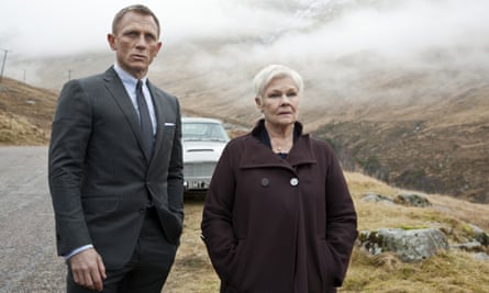 Daniel Craig with Judi Dench as M in Skyfall (2012)