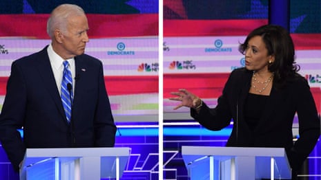 Kamala Harris slams Joe Biden's civil rights record during Democratic debate - VIDEO