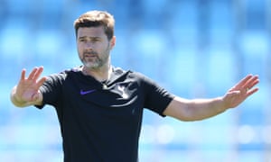 Mauricio Pochettino says Tottenham’s chairman, Daniel Levy, ‘has started to feel that I am so romantic … he has started to fall in love with me’.