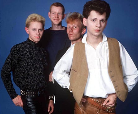 Depeche Mode in 1981, when Vince Clarke (third from left) was still in the band.