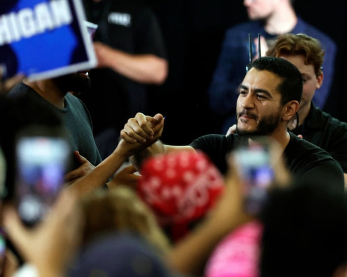 ‘I hate Democrats, but I love Abdul’: voters who left over Gaza return for progressive push