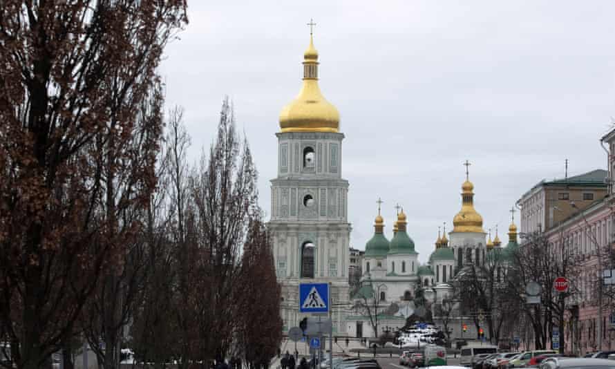 Ukraine’s culture ministry has accused Vladimir Putin of threatening to destroy St Sophia Cathedral in Kyiv