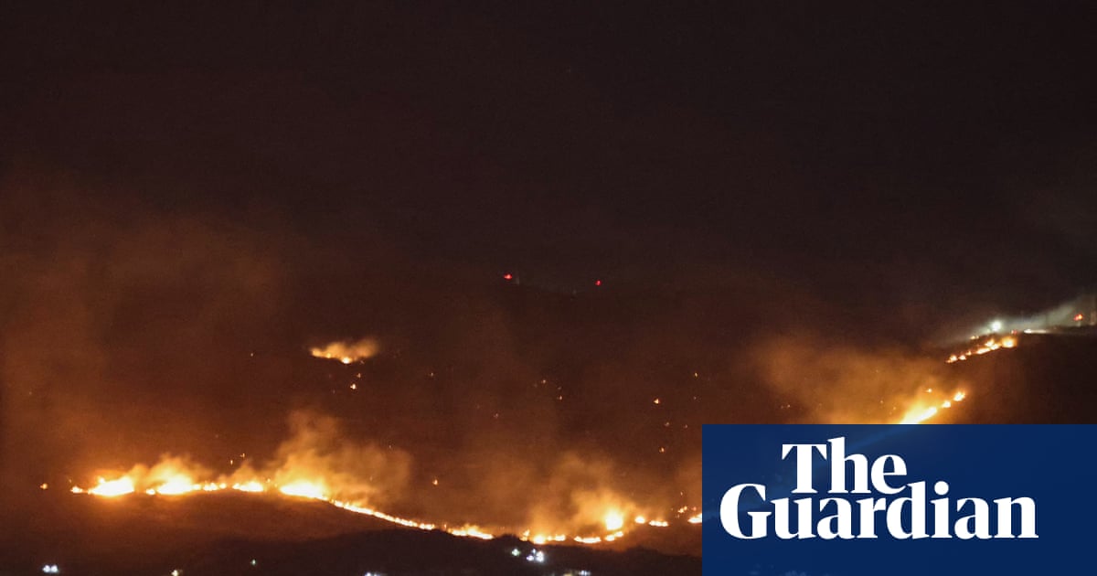 Israel deliberately starting wildfires in southern Lebanon, firefighters say