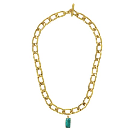 Emerald necklace, £99, Ottoman Hands