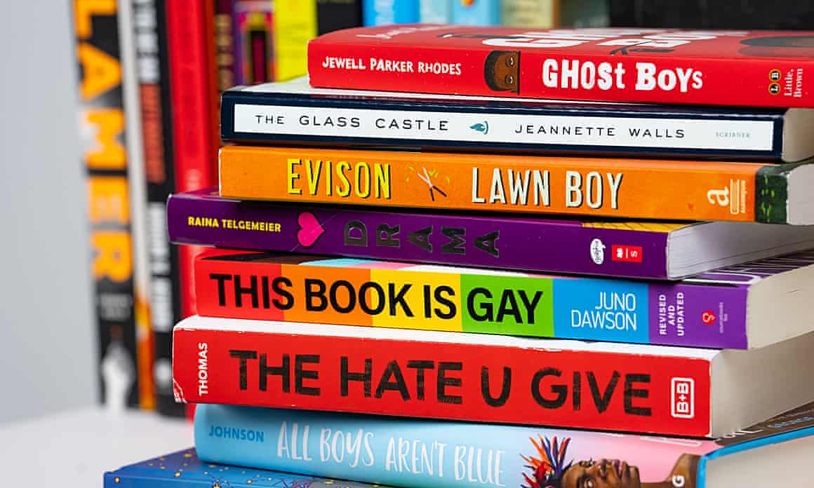 A pile of books.