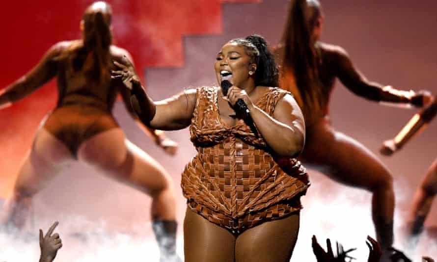 Lizzo in concert.