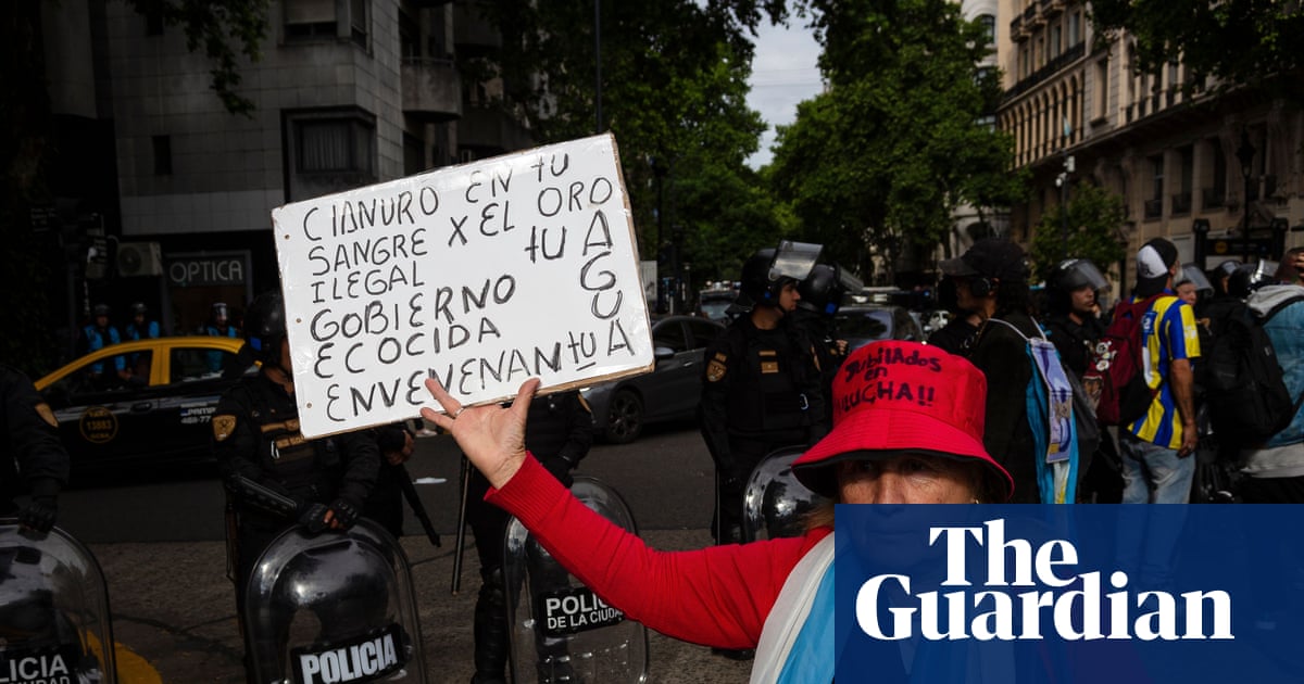 ‘We don’t have enough to eat, to live’: how Milei’s ‘chainsaw’ cuts are driving homelessness in Argentina