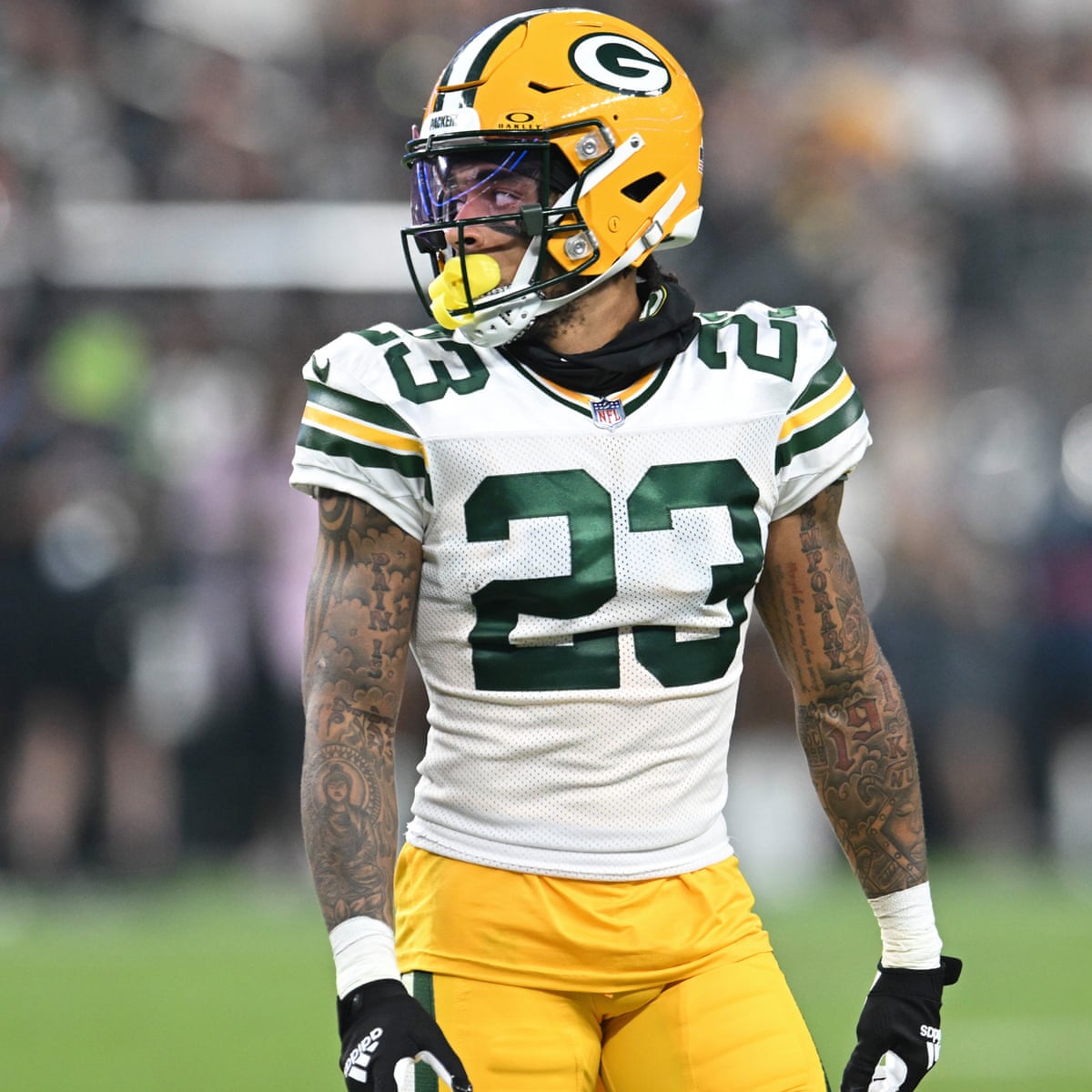 Packers suspend cornerback Jaire Alexander for gate-crashing coin toss | Green Bay Packers | The Guardian