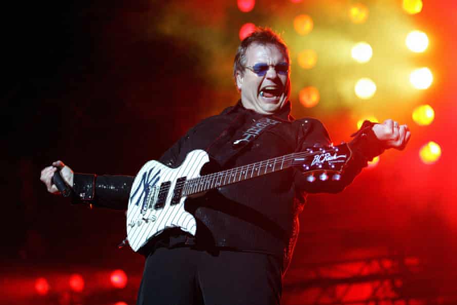 On stage in 2005.