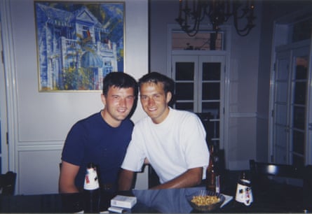 Craig and Adam at a gay bar in Key West, Florida, in 1995.