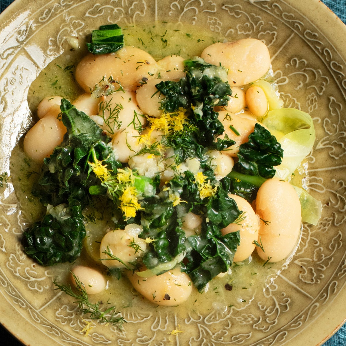 Nigel Slater's recipes for butter beans, cannellini and cavolo
