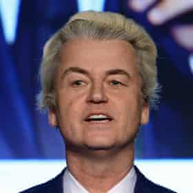 Geert Wilders, leader of the far-right Dutch Party for Freedom