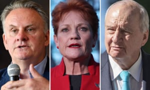 Mark Latham, Pauline Hanson, Alan Jones