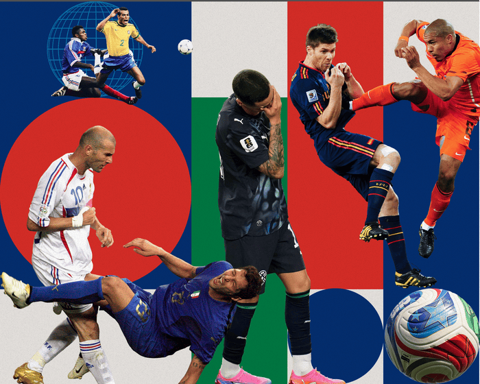 A history of World Cup red cards: high feet, lost heads and a covered mouth