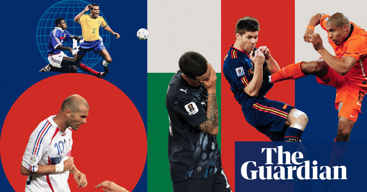 A history of World Cup red cards: high feet, lost heads and a covered mouth
